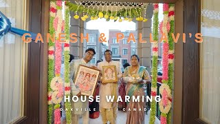 🔥 Ganesh amp Pallavis Grand House Warming Telugu  OAKVILLE  TORONTO  CANADA 🔥 [upl. by Airetak699]