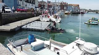 Weymouth Harbour Jet skis taking off [upl. by Melissa590]