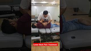 Lower Back Pain Sciatica Pain Treatment in India DrMushtaque 🇮🇳 chiropractor shoulderpainrelief [upl. by Nuawad]