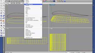 Making AIrfoils and Wings in Rhino  Quick Tutorial [upl. by Goodyear]