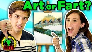 Following A Bob Ross Painting Tutorial CHALLENGE [upl. by Jc]