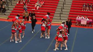 4K Westview Varsity Cheer  McMinnville Invitational  20221203 [upl. by Aniri]