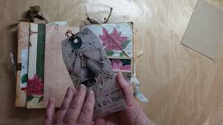 Primitive Calendar idea plus Christmas journal for Elizabeth SPOILER [upl. by Bowlds]