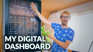 Making a Digital Dashboard w Google Calendar integration [upl. by Hseham]