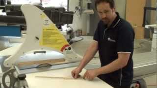 Panel saw crosscut fence alignment check [upl. by Borlase]