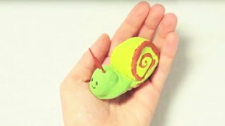 Fabriquer un escargot en pâte à sel [upl. by Nadoj612]