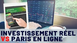 Investissement réel VS paris en ligne Option Binaire CFD produits dérivés [upl. by Dylane]