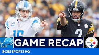 Lions vs Steelers Comedy of errors as Steelers Lions slog to 1616 tie  CBS Sports HQ [upl. by Hartzke]