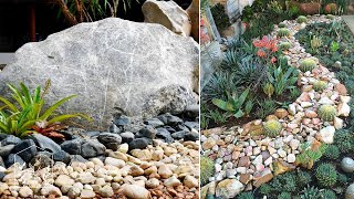 100 Rock Landscaping Ideas For Front Yard  Small Front Yard Rock Garden Ideas 2024 [upl. by Emyam]