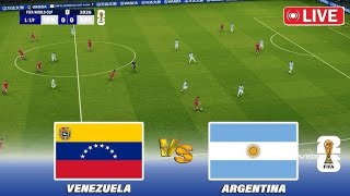 Venezuela VS Argentina  CONMEBOL World Cup Qualification Match Prediction [upl. by Danelle994]