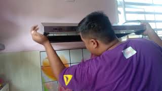 Unboxing and Assembling Cooker Hood Milux MHSS430 [upl. by Aniuqahs]