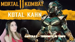 CAPÍTULO 02  TERREMOTO DO TEMPO  Mortal Kombat 11 [upl. by Atteloiv]