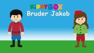 Bruder Jakob  Kinderlieder zum Mitsingen  KIDDYBOXTV [upl. by Kcid]