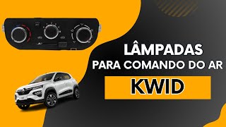 COMO FICA O COMANDO DO AR DO KWID COM LED [upl. by Eyde631]