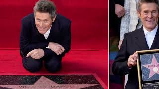 Willem Dafoe Honored With Hollywood Walk Of Fame Star [upl. by Panaggio]