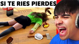 SI TE RIES PIERDES NIVEL MINECRAFT ⛏😂 [upl. by Gatian350]