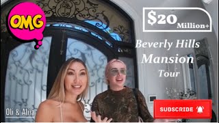 20000000 Beverly Hills Mansion Tour with Oli amp Aliia [upl. by Lippold474]