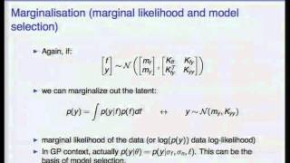 MLSS 2012 J Cunningham  Gaussian Processes for Machine Learning Part 1 [upl. by Raval]