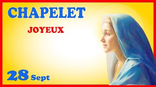 CHAPELET 🙏 Samedi 28 Sept  Mystères Joyeux [upl. by Adnilam]