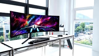 Samsung Odyssey Neo G9  57inch Curved Mini LED Monitor 2023 [upl. by Ennyl866]