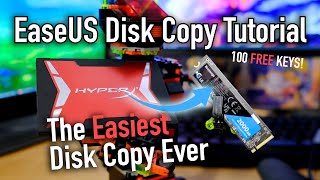 The Easiest Way To Clone a Drive EaseUS Disk Copy Tutorial  Copy Your Whole Drive With 3 Clicks [upl. by Rebel]