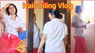 My Hair Oiling Routine  How I Oil My Hair  Super1Mom [upl. by Repard144]