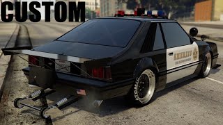 GTA ONLINE POLICE DOMINATOR FX INTERCEPTOR CUSTOMISATION CUSTOM GTA5 INTERCEPTOR ALL CUSTOMIZATION [upl. by Haven]