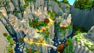 Minecraft MiddleEarth Rivendell Showcase [upl. by Tol]