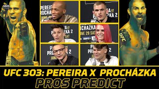 UFC 303 Pros Predict Alex Pereira vs Jiri Prochazka 2  UFC 303 [upl. by Chisholm]