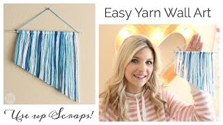 Easy Yarn Wall Art DIY [upl. by Frans999]