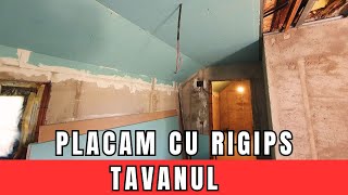 Placam Tavanul Cu Rigips  Renovare Casa Batraneasca Ep17 [upl. by Beyer]