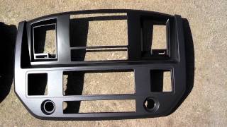 2 20062008 Custom Dodge Ram double DIN bezels [upl. by Narej]