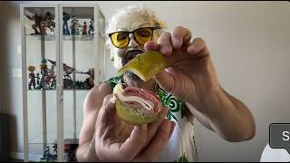 Granny Goatee reviews Jimmy Johns NEW Vito Picklewich Sandwich amp Pickle Jimmy Chips [upl. by Sitnalta]