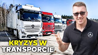 Kryzys W Transporcie Zwolnienia Kolejna Ciężarówka [upl. by Morrie]