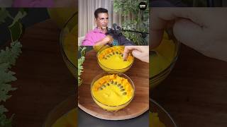 Akshay Kumars Favourite Alphonso Mango 🥭 Healthy Mango Mousse Recipe shorts [upl. by Sakiv]