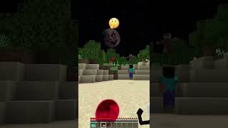 Friends Noticed Lunar Moon and Were Scared of New Structure meme shorts minecraft [upl. by Gwyn]