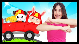 Titounis  canción de los bomberos  canciones para niños y bebés [upl. by Anitirhc]