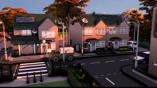 BRITSH NEW BUILD SITE  NEIGHBOURHOOD  NO CC  The Sims 4 Speed Build [upl. by Ayerhs]