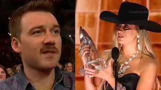 Morgan Wallen Reacts To 2023 CMA Awards Shutout [upl. by Dwinnell251]