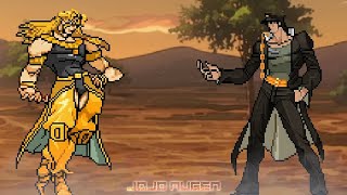 Victory here belongs only to Dio or Jotaro  Jojos Bizarre Adventure MUGEN [upl. by Riggall]