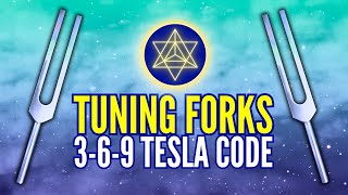 9 HOURS Tuning Forks 369 Hz  396 Hz  639 Hz  963 Hz 😴 Nikola Teslas 369 Secret Code [upl. by Christophe]