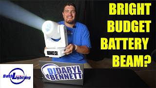 Are Boths Battery Beams Any Good 100w Moving Head Light BO100BB  DJ Gear Review [upl. by Ahseik]