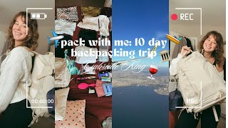 VLOG PACK WITH ME 10 Day Backpacking Trip [upl. by Nulubez371]