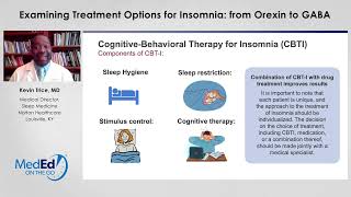 Examining Treatment Options for Insomnia from Orexin to GABA [upl. by Edson]