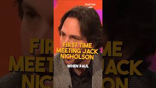 This is what happened when Paul Rudd met Jack Nicholson for the first time storytime paulrudd [upl. by Nomaj]