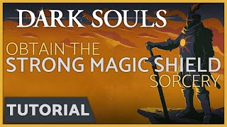 Dark Souls  How to get the Strong Magic Shield Sorcery in the Dukes Archives [upl. by Perren]