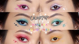 COLOURPOP BFF MASCARA AND LIQUID LINER ⋆ Review amp Demo [upl. by Edwards36]