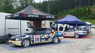 44 Rally San Martino di Castrozza 14 Storico 2024 parco assistenza 14 giugno [upl. by Einalem]