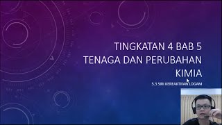 Sains Tingkatan 4 Bab 5 53 Siri Kereaktifan Logam Part 1 [upl. by Karisa637]