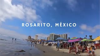 First Time Walking the Beaches of Rosarito Mexico  Walking Tour [upl. by Jann451]